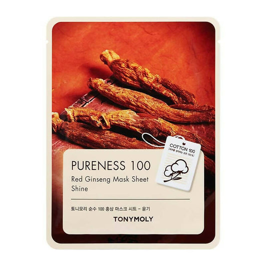 Tonymoly Pureness 100 Red Ginseng Mask Sheet - BUDEN