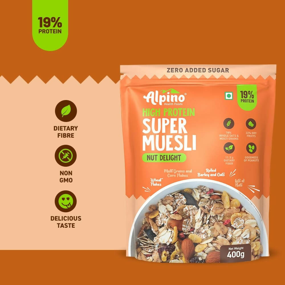 Alpino High Protein Super Muesli Nut Delight