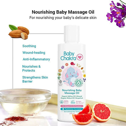 BabyChakra Nourishing Baby Massage Oil