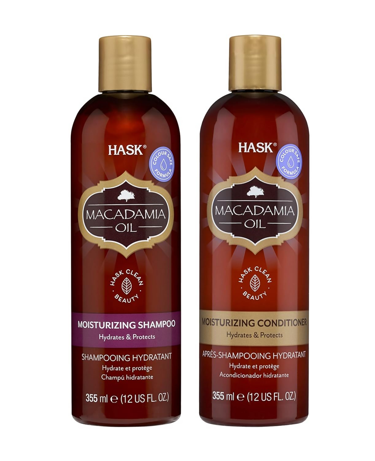 HASK Macadamia Oil Moisturizing Shampoo & Conditioner