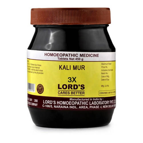 Lord's Homeopathy Kali Muriaticum Biochemic Tablets