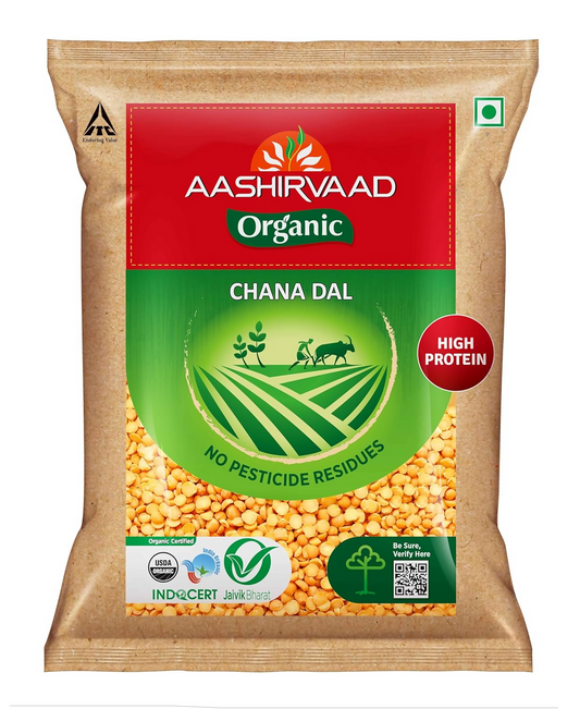 Aashirvaad Nature's Super Foods Organic Chana Dal - BUDNE