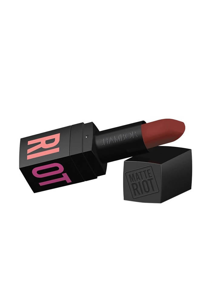 Chambor Brown Matte Riot Lipstick 285