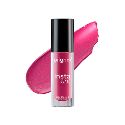 Pilgrim 3 In 1 Lip, Cheek And Eye Tint With Goodness Of Spanish - Pink Filter - 01