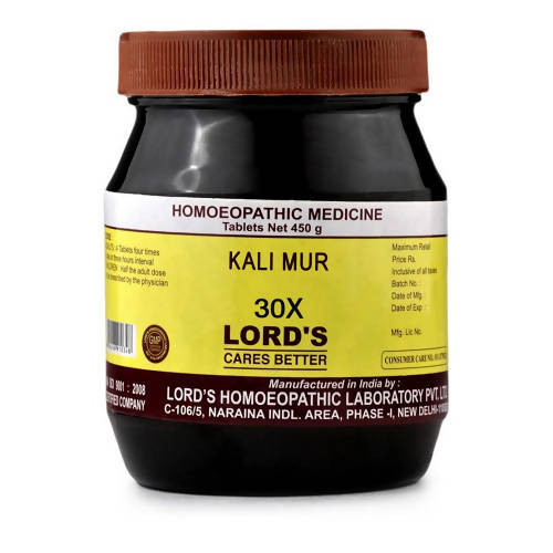 Lord's Homeopathy Kali Muriaticum Biochemic Tablets
