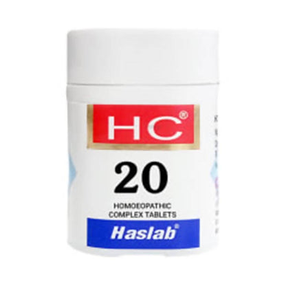 Haslab HC 20 Nux Vomica Complex Tablets -  usa australia canada 
