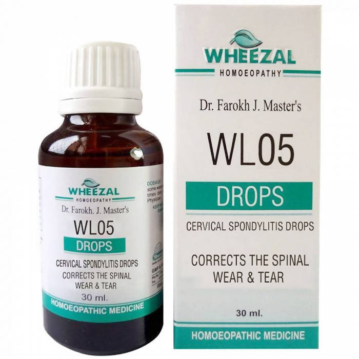 Wheezal Homeopathy WL-05 Cervical Spondylitis Drops