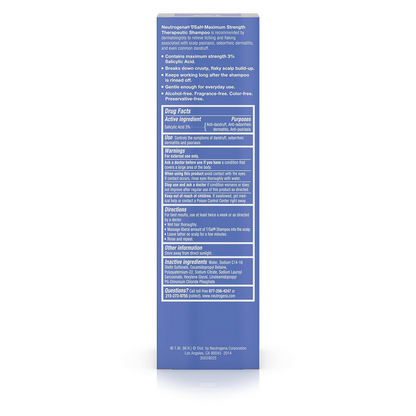 Neutrogena T/Sal Shampoo Scalp Build Up Control