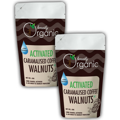 D-Alive Honestly Organic Activated Caramelised Coffee Walnuts