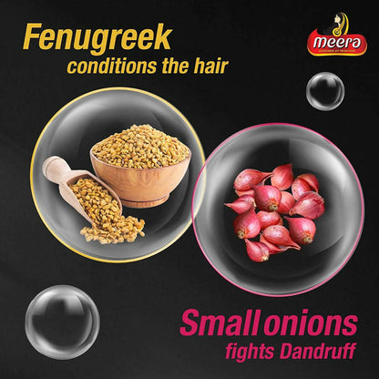 Meera Anti Dandruff Shampoo with Small Onion & Fenugreek