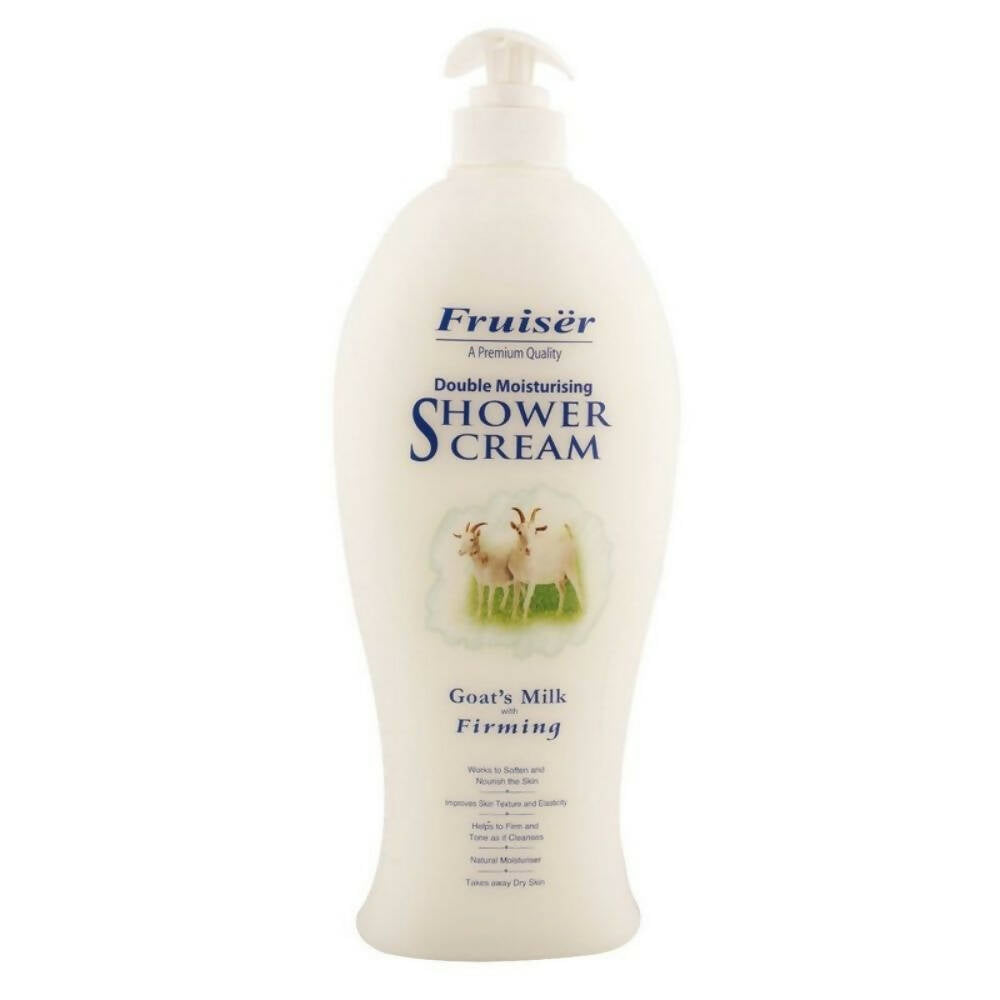 Fruiser Double Moisturizing Shower Cream Firming Goat's Milk - BUDNE