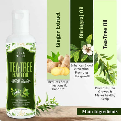 Old Tree Tea Tree Oil for Dry Hair & Scalp