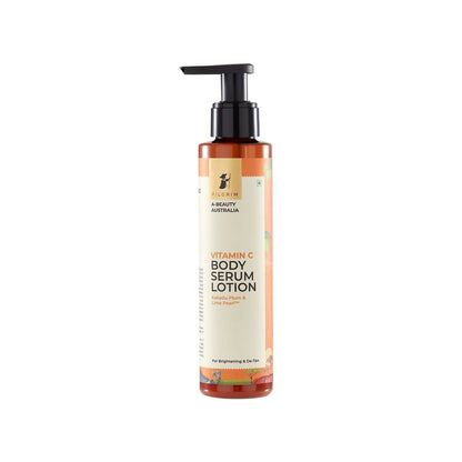 Pilgrim Australian Vitamin C Body Serum Lotion with Kakadu Plum & Lime Pearl, Fades Dark Spots & Evens Skin Tone For Brightening & Detan