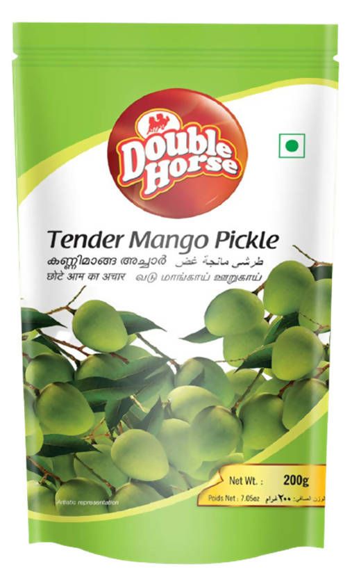 Double Horse Tender Mango Pickle - BUDNE