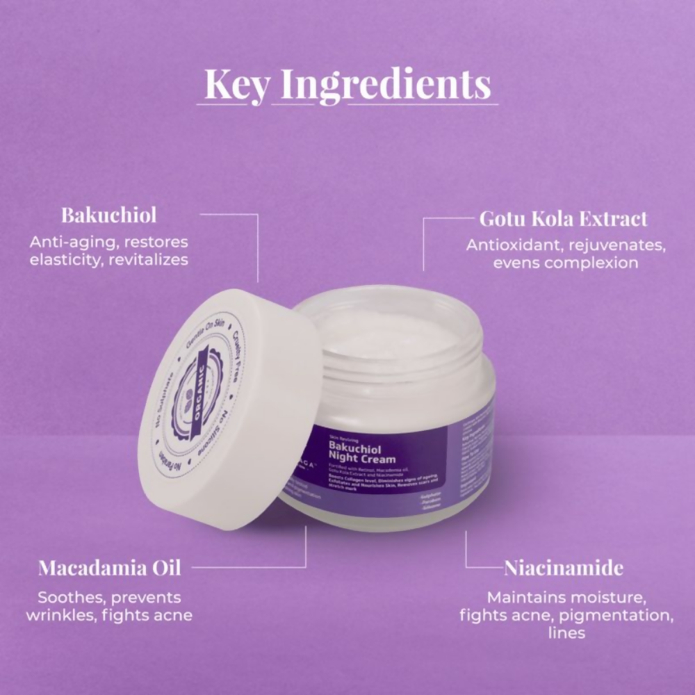 Earthraga Skin Reviving Bakuchiol Night Cream