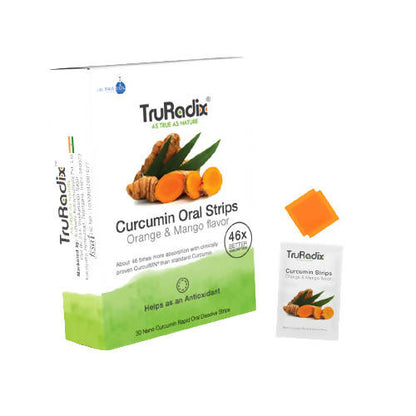 Truradix Curcumin Oral Strips (Orange Mango Flavor) - BUDEN