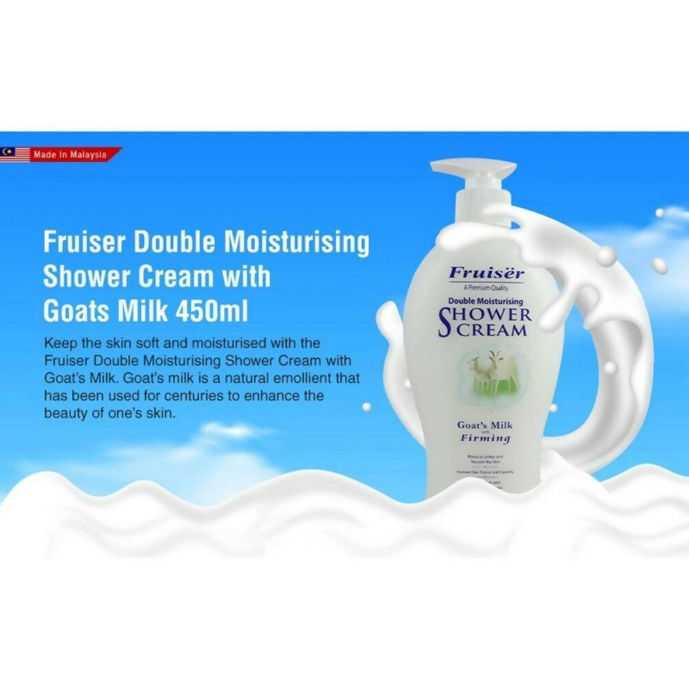 Fruiser Double Moisturizing Shower Cream Firming Goat's Milk