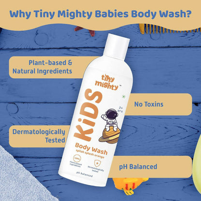 Tiny Mighty Kids Body Wash & Foam Wash Combo