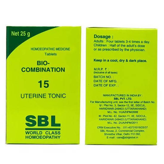 SBL Homeopathy Bio Combination 15 Uterine Tonic