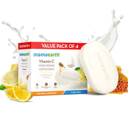 Mamaearth Vitamin C Moisturizing Lotion Soap