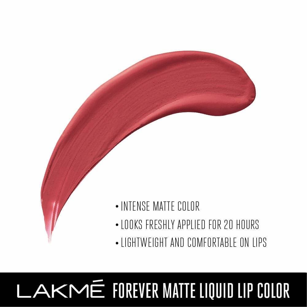 Lakme Forever Matte Liquid Lip Colour - Pink Peach