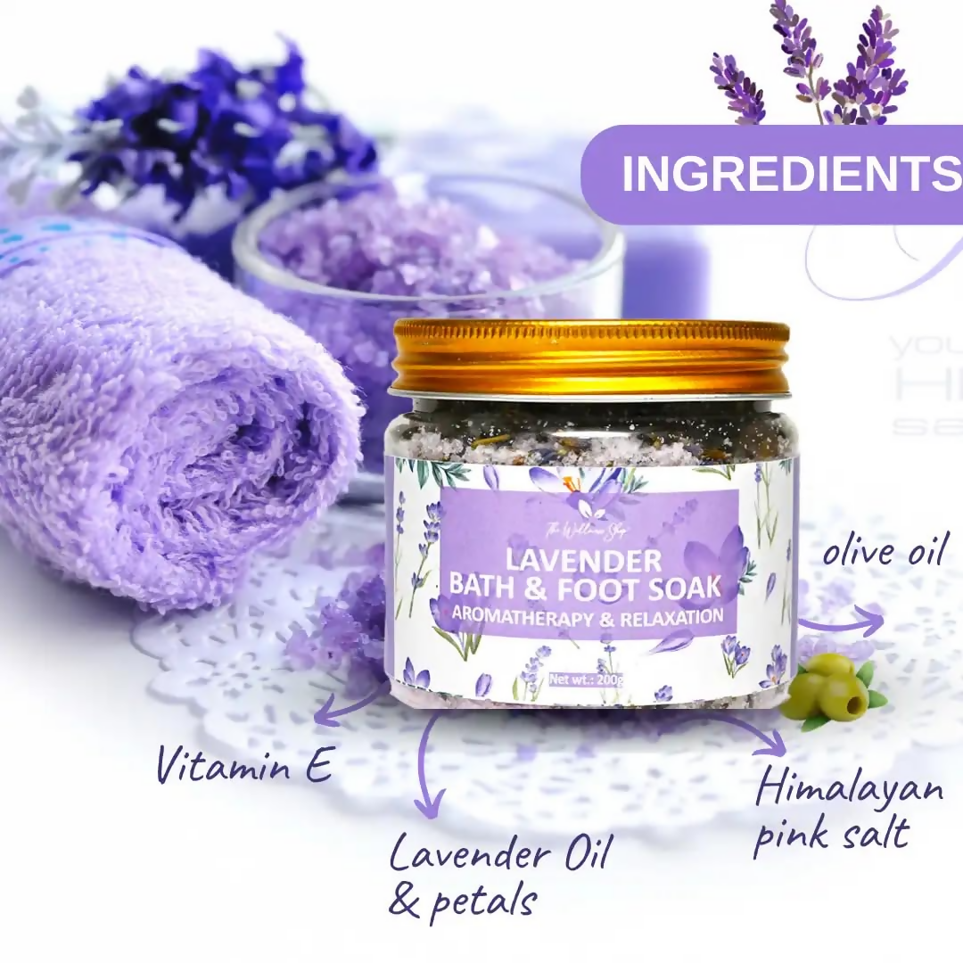 The Wellness Shop Lavender Bath & Foot Soak