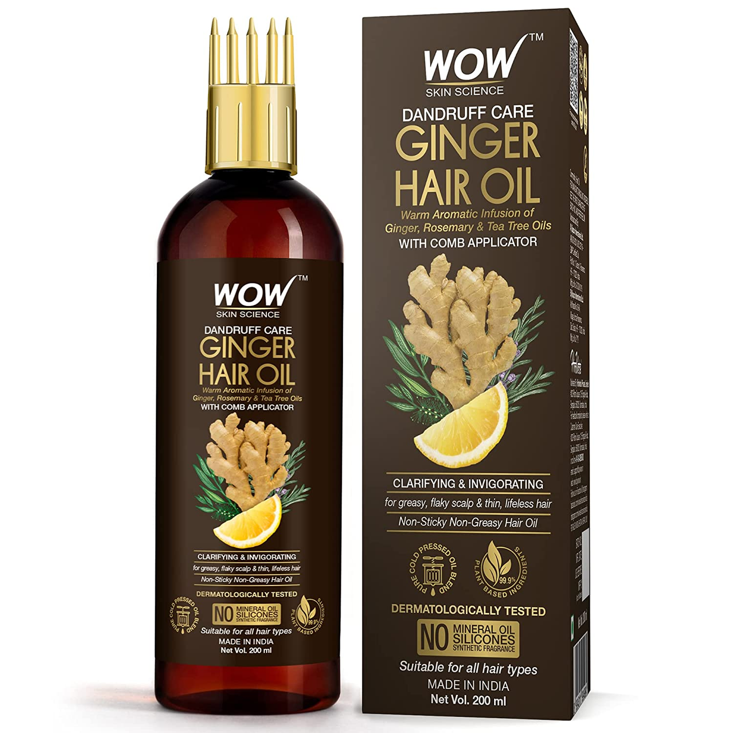 Wow Skin Science Ginger Hair Oil -  buy in usa 