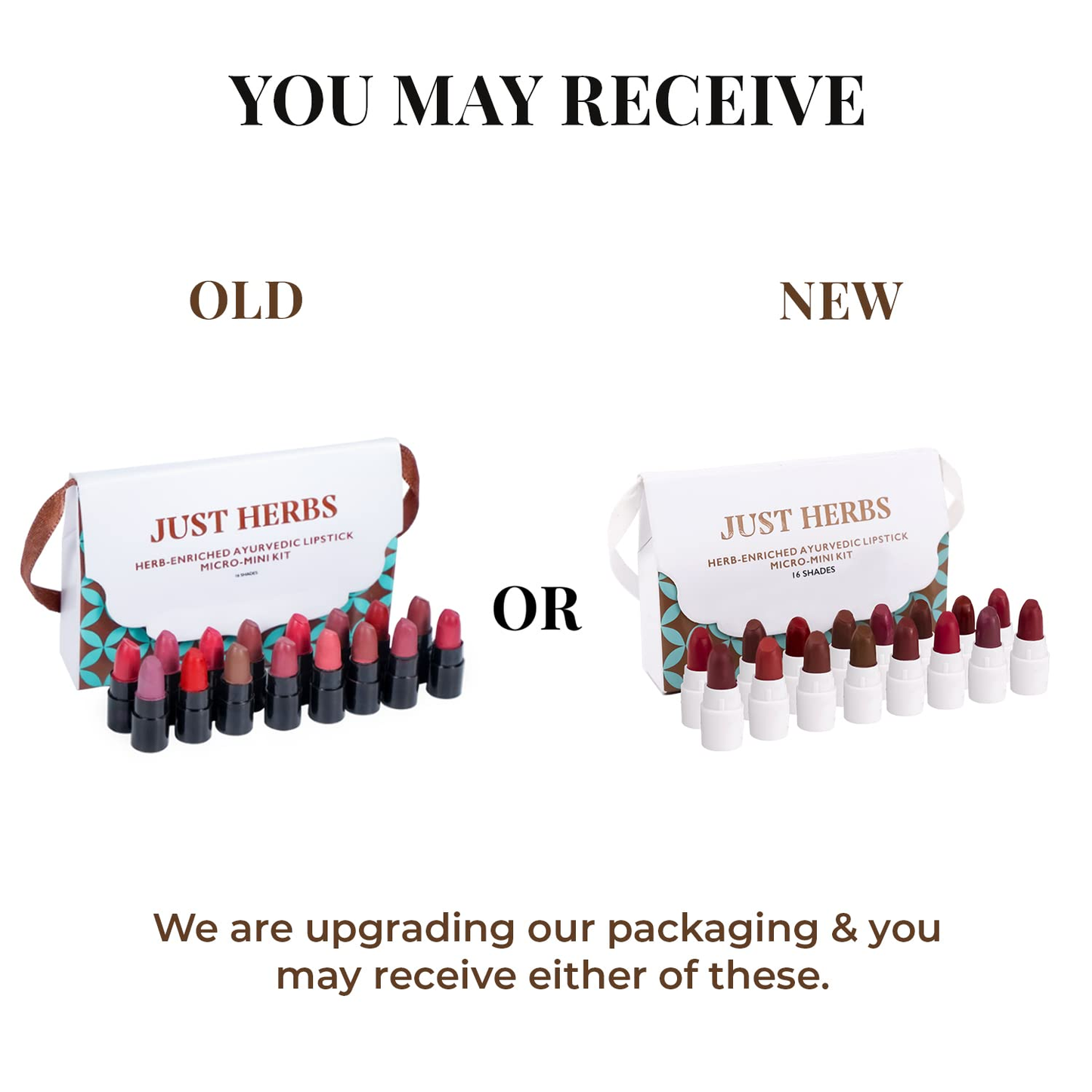 Just Herbs Herb Enriched Ayurvedic Lipstick Micro-Mini Kit