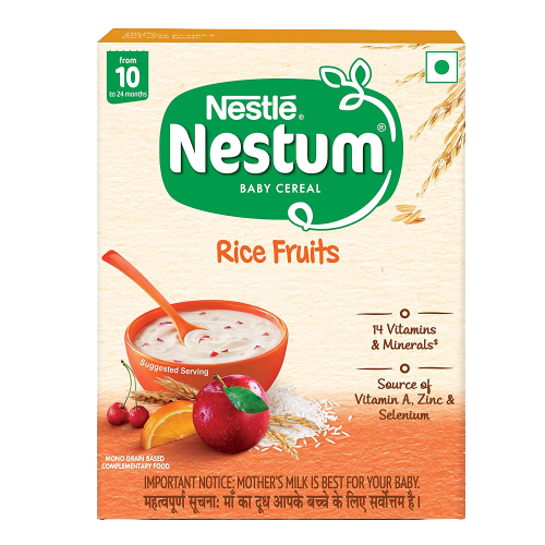 Nestle Nestum Baby Cereal-Rice Fruits (10 to 24 Months) -  USA, Australia, Canada 
