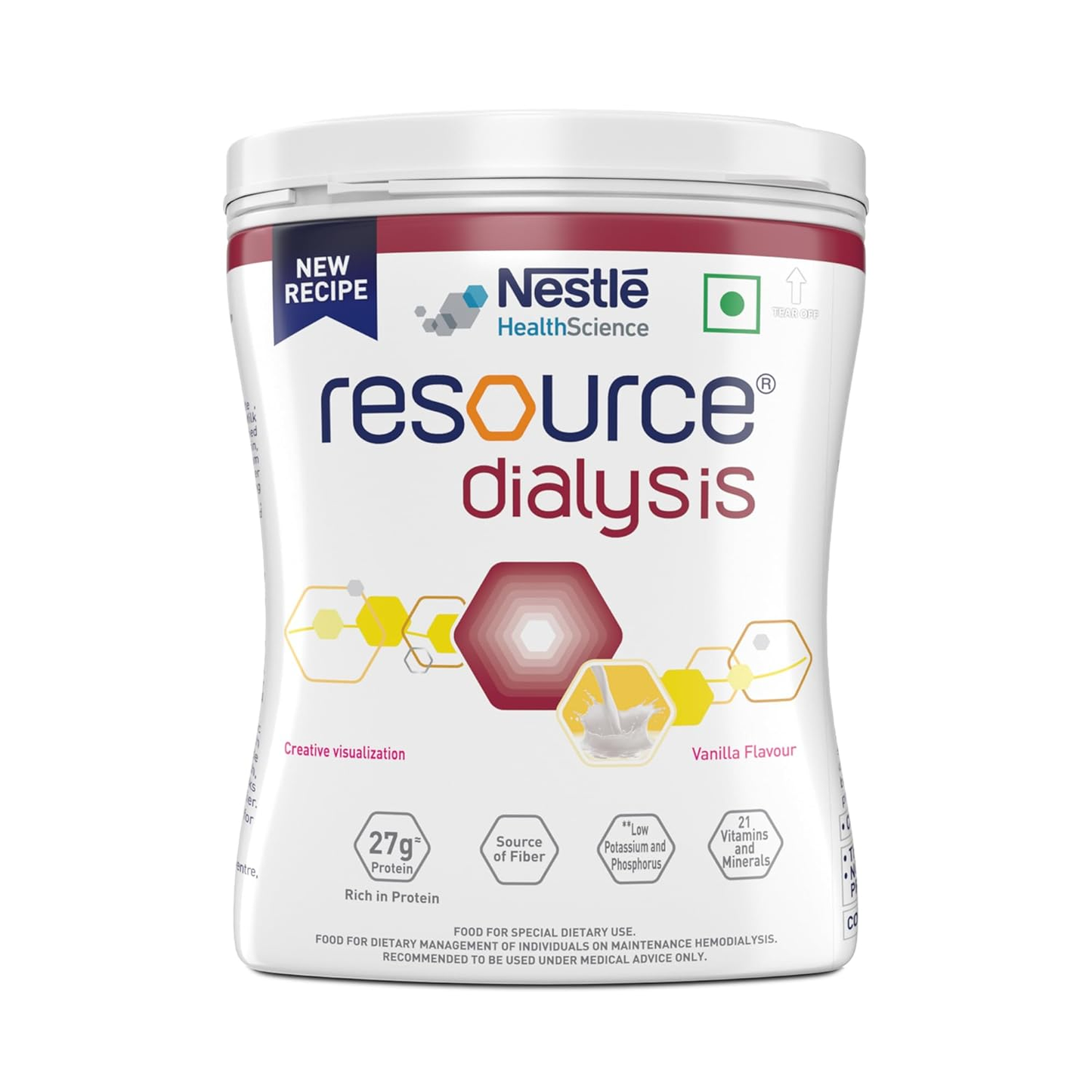 Nestle Resource Dialysis Protein Powder - Vanilla Flavor - BUDNE