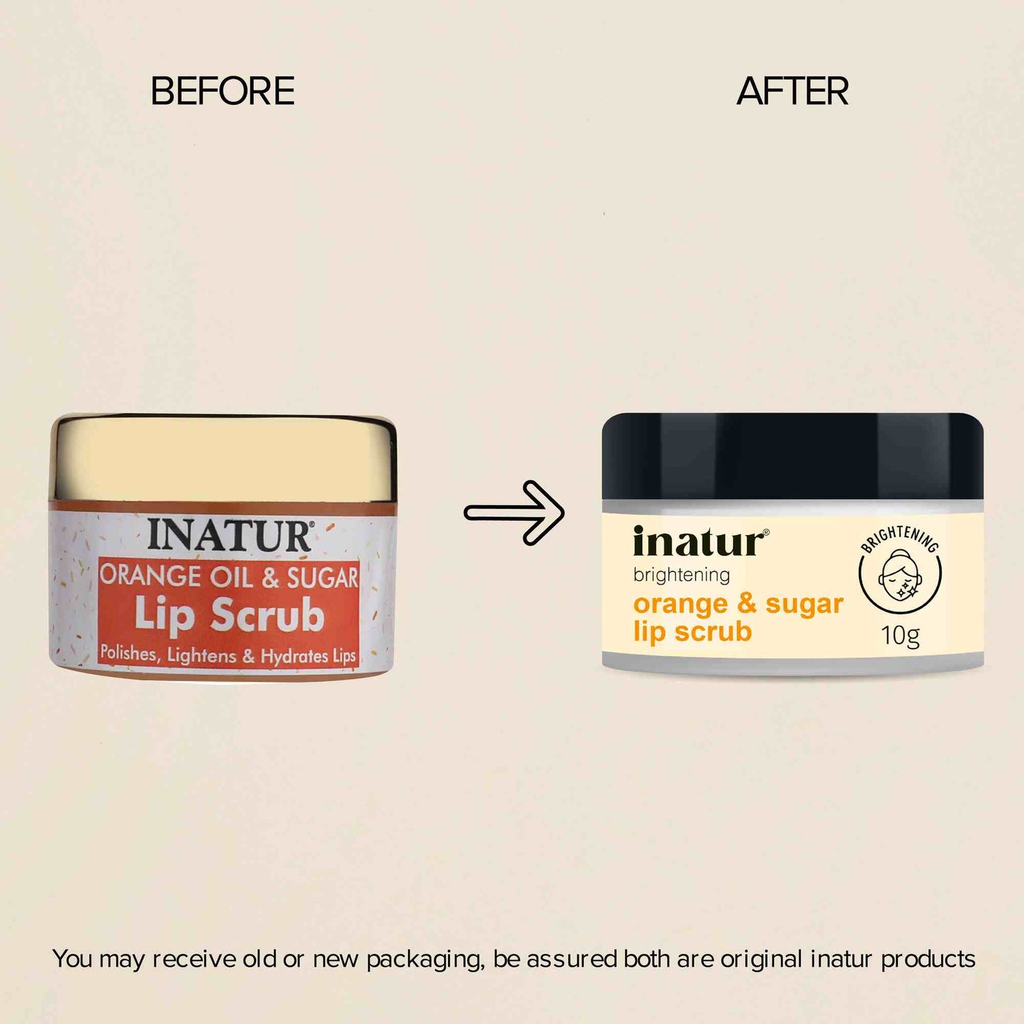 Inatur Orange & Sugar Lip Polish