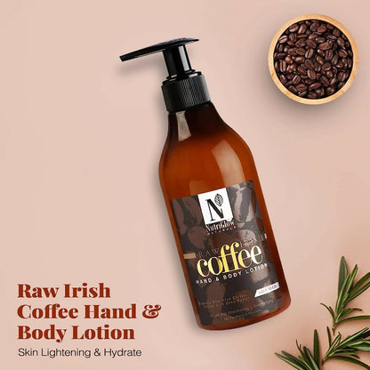 NutriGlow NATURAL'S Raw Irish Coffee Hand and Body Lotion