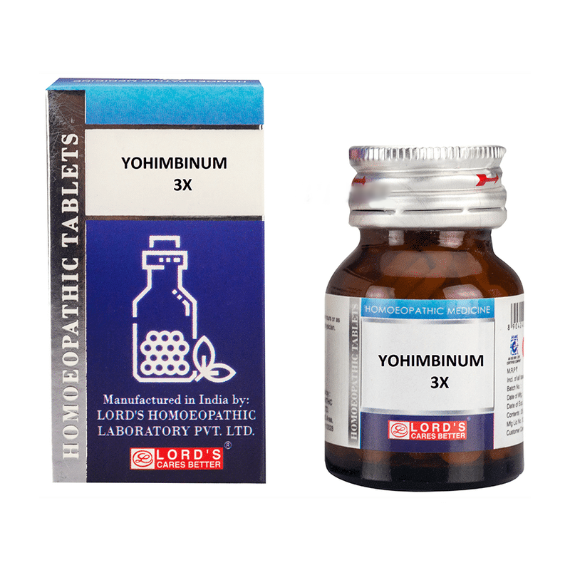 Lord's Homeopathy Yohimbinum Trituration Tablets - BUDEN