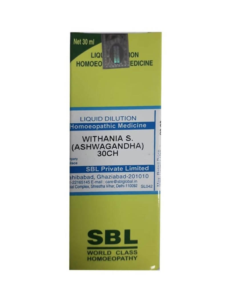 SBL Homeopathy Withania S (Ashwagandha) Dilution