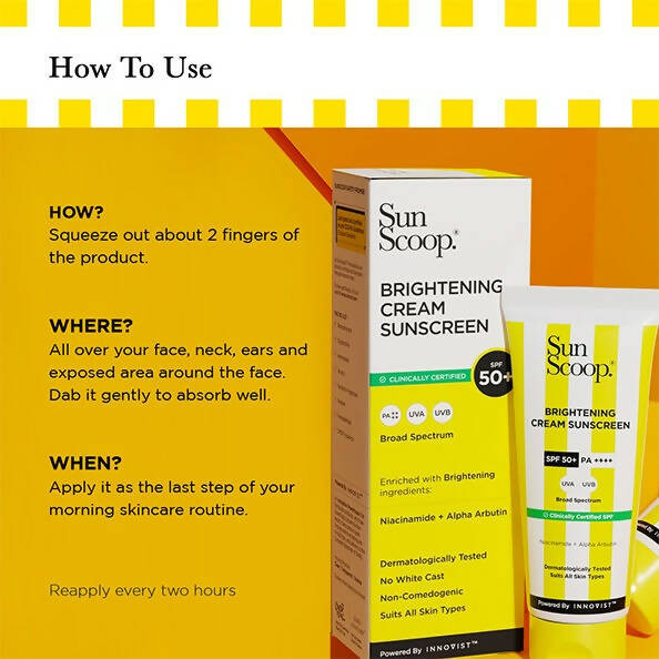 Sun Scoop Daily SPF 50 Sunscreen Cream