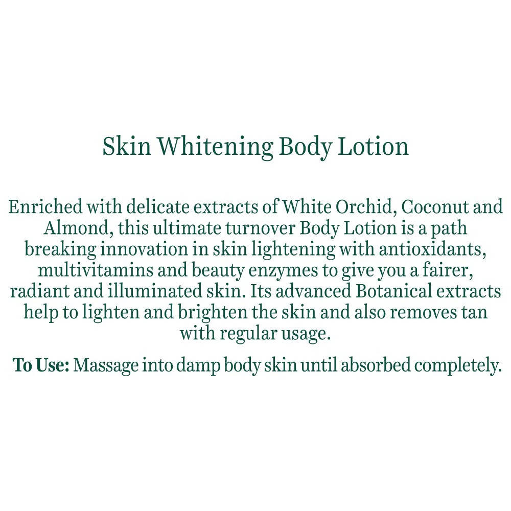 Biotique Advanced Ayurveda Bio White Orchid Skin Whitening Body Lotion