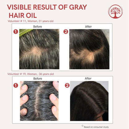 Ivory Natural Gray Oil Restore Natural Black Hair And Shine