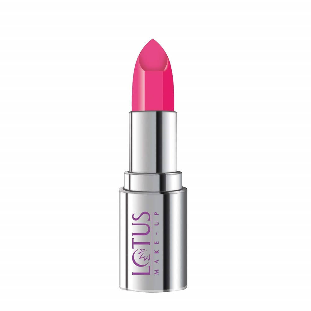 Lotus Makeup Ecostay Butter Matte Lip Color Passionate Pink (4 Gm) - BUDNE