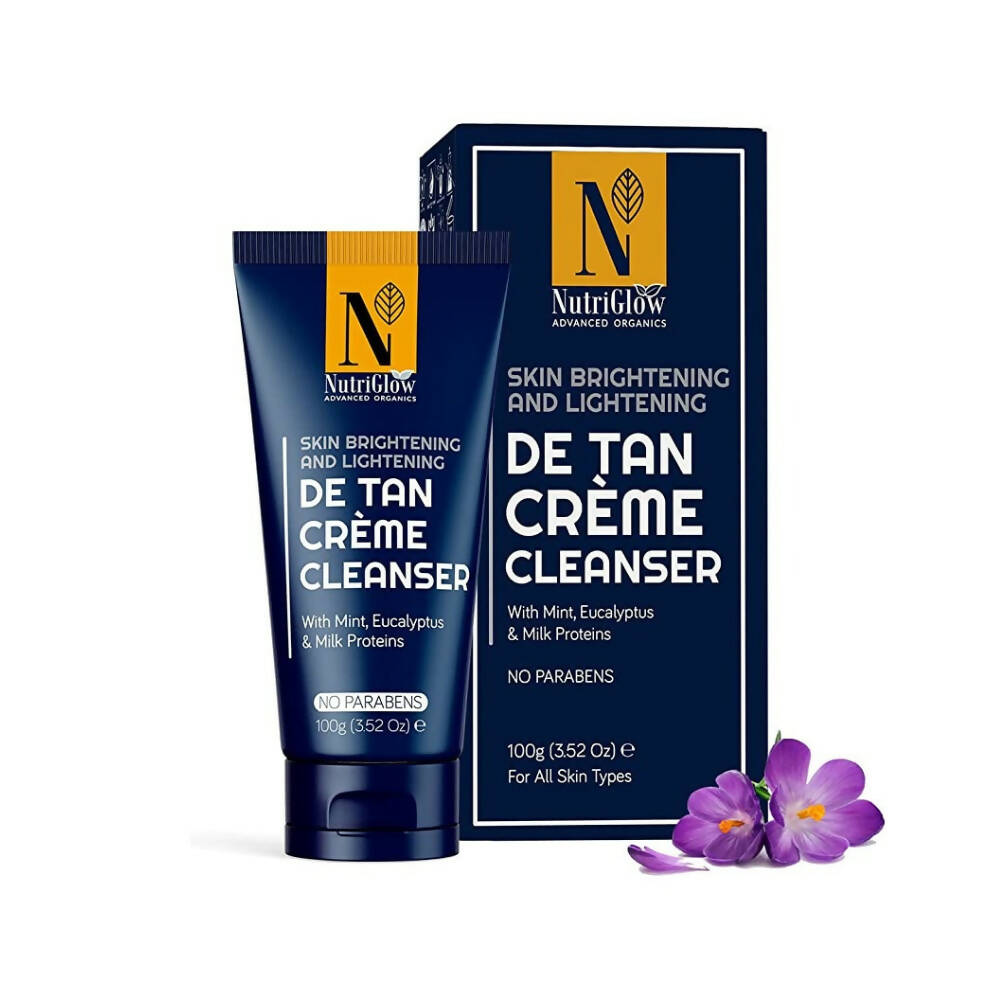 NutriGlow Advance Organics De Tan Cream Cleanser - BUDNEN