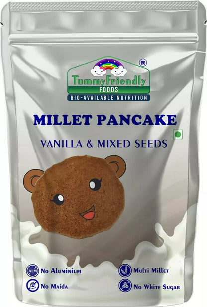 TummyFriendly Foods Aluminium-Free Millet Pancake Mix - Vanilla Mixed Seeds -  USA, Australia, Canada 