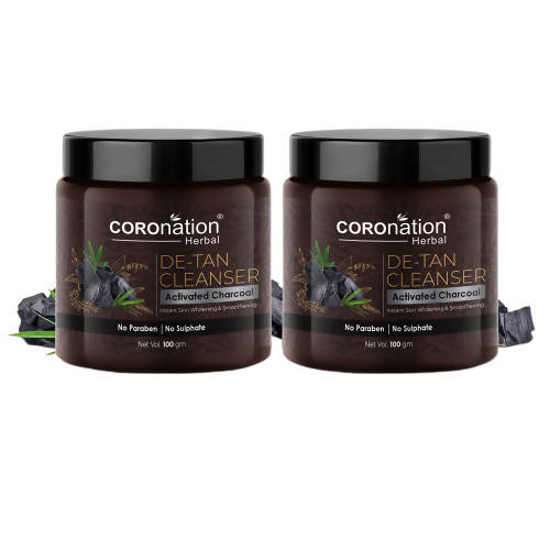 Coronation Herbal Activated Charcoal De-Tan Cleanser - usa canada australia