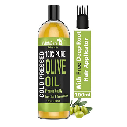 WishCare 100% Pure Premium Cold Pressed Olive Oil