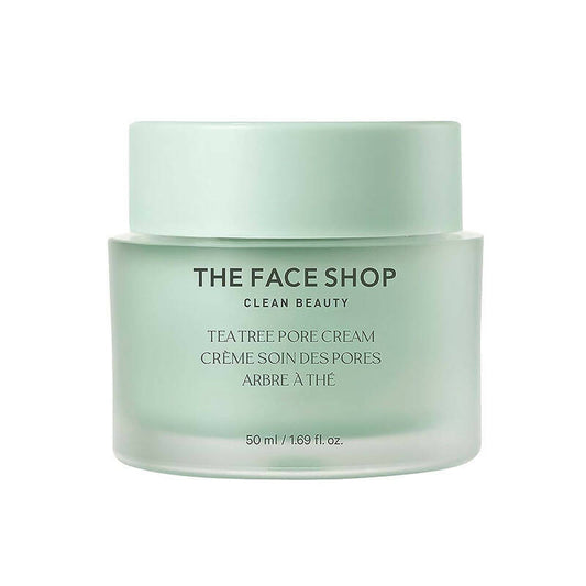 The Face Shop Tea Tree Pore Cream For Oily & Acne Prone Skin - usa canada australia