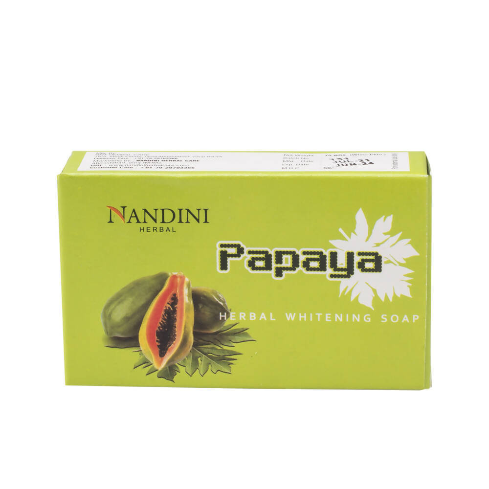 Nandini Herbal Papaya Whitening Soap