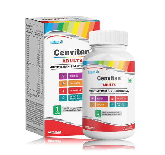 Healthvit Cenvitan Adults Multivitamin & Multimineral Tablets -  usa australia canada 