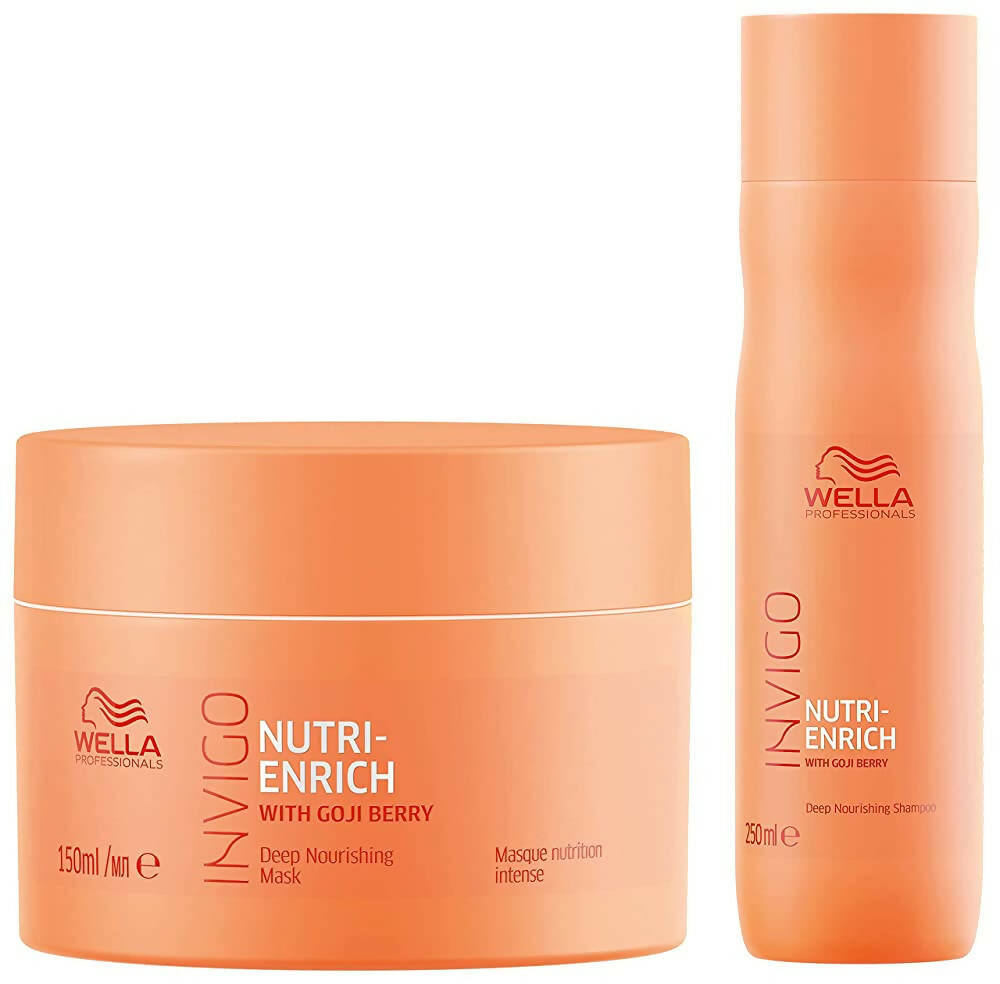 Wella Professionals Invigo Nutri Enrich Deep Nourishing Mask And Shampoo Combo -  buy in usa 