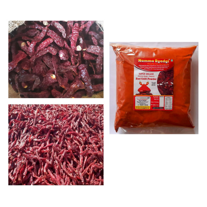 Namma Byadgi's Mirchi Kit - Dry Red Chillies & Chilli Powder