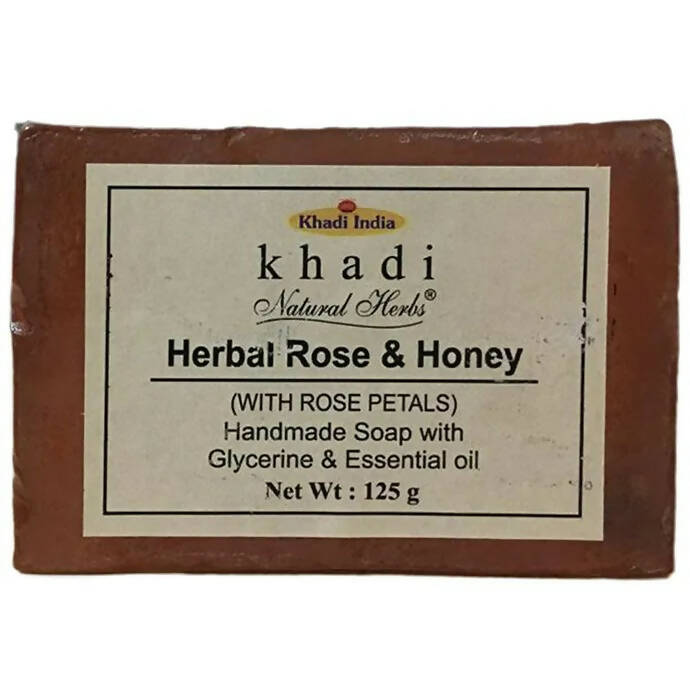Khadi Natural Herbs Herbal Rose and Honey Soap - buy in USA, Australia, Canada