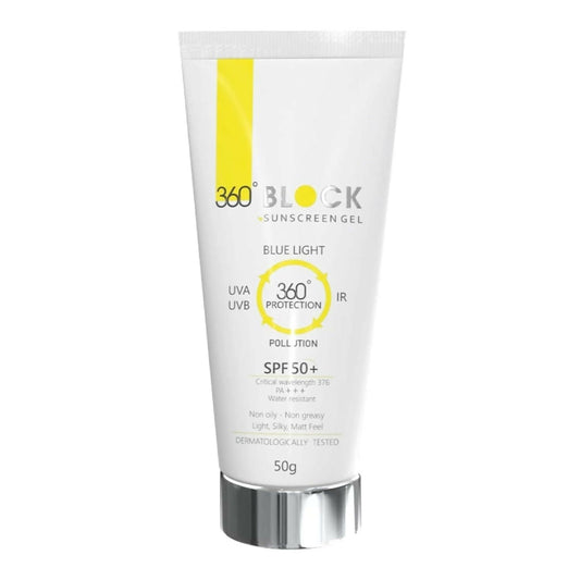 360 Block Sunscreen Gel SPF 50+ - BUDNE