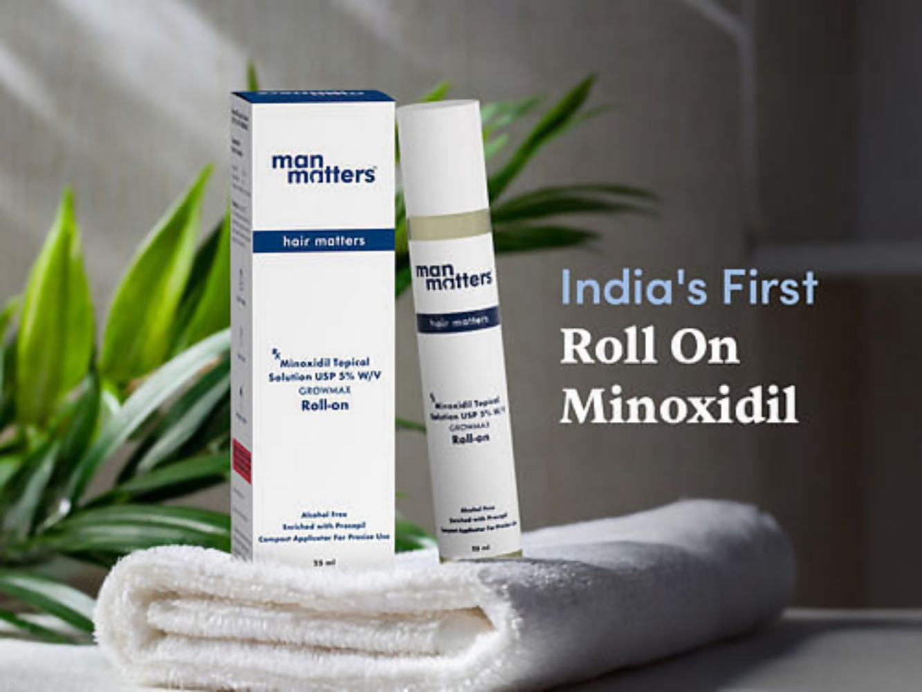 Man Matters Minoxidil 5% Roll On With Procapil